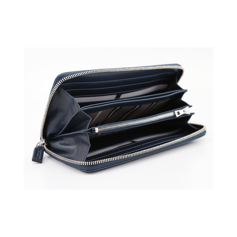 バリー【BALLY】財布 長財布　TALEN 465 DA.TE　トレスポラウンド長財布　メンズ　ネイビーブルー【FITHOUSE ONLINE SHOP】