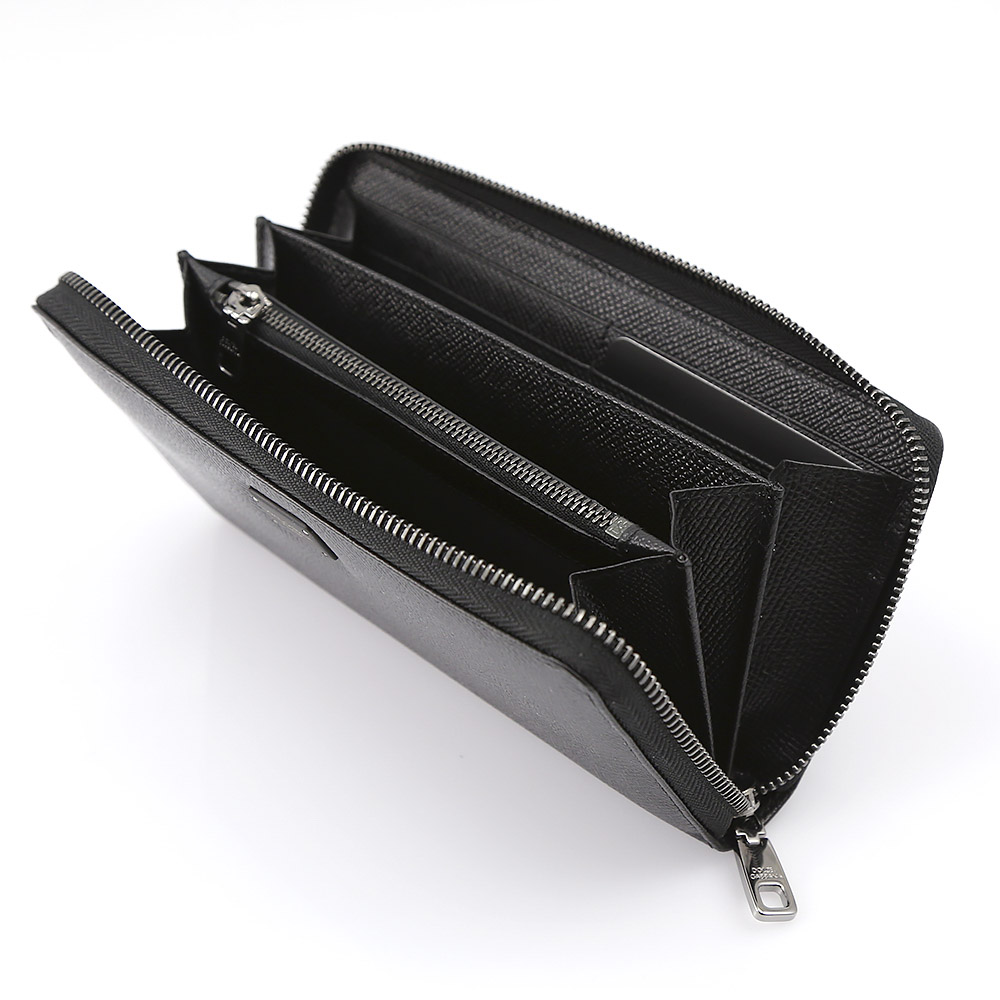 DOLCE&GABBANA ドルチェアンドガッバーナ ラウンド長財布 BP1672AI359/80999 ブラック【FITHOUSE ONLINE SHOP】