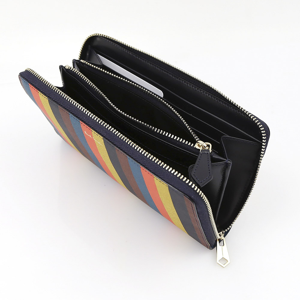 ポールスミス Paul Smith 長財布 BRIGHT STRIPEラウンド M1A4778/A40023【FITHOUSE ONLINE SHOP】