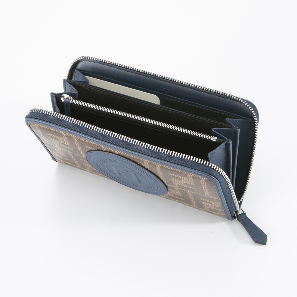 フェンディ FENDI VETRIFICATO ﾗｳﾝﾄﾞ 長財布 7M0210-A5K4【FITHOUSE ONLINE SHOP】