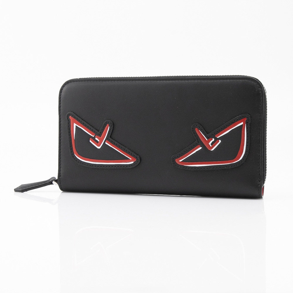 フェンディ FENDI 長財布 OCCHIO INDIA 7M0210-A72K FOP0N ブラック