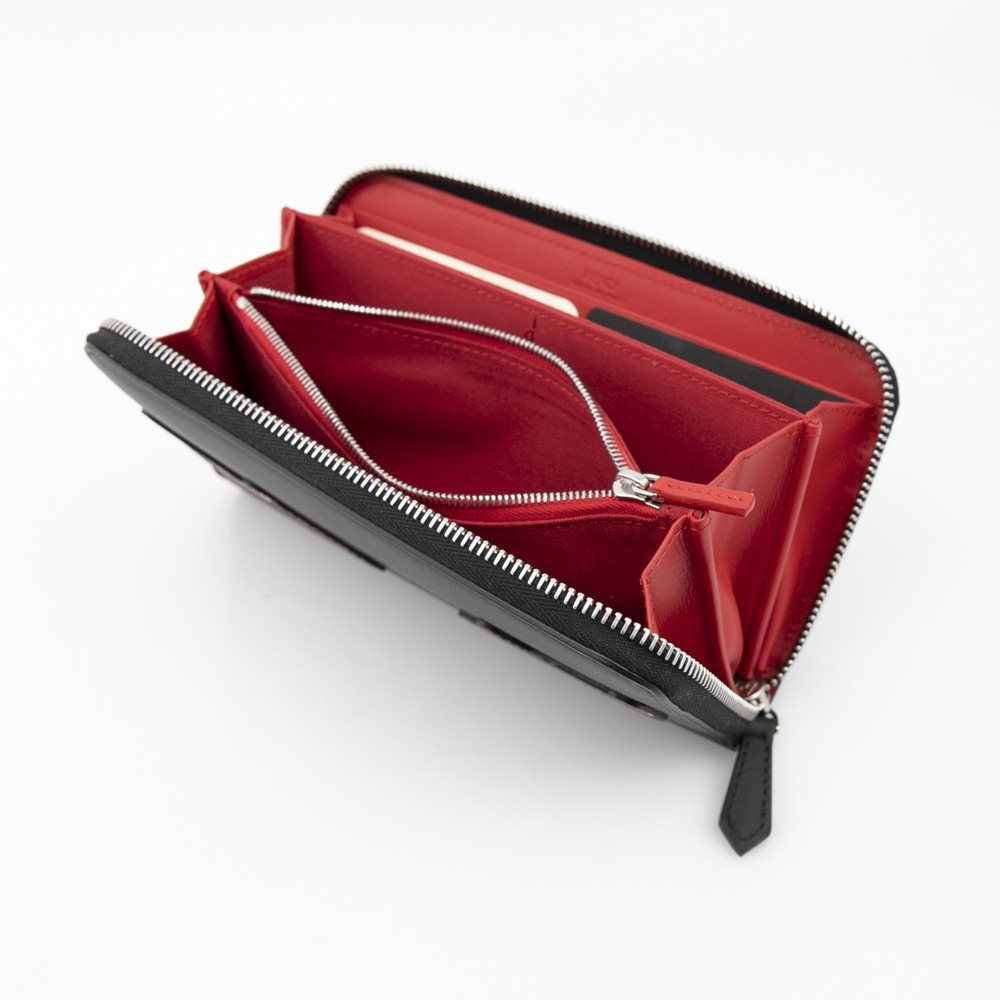 フェンディ FENDI 長財布 OCCHIO INDIA 7M0210-A72K FOP0N ブラック