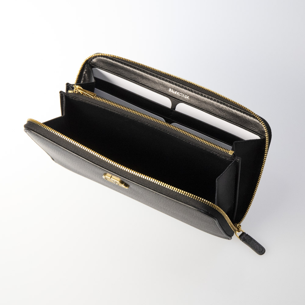 【10％OFFクーポン対象商品】バレンシアガ BALENCIAGA 長財布 BBグレインカーフラウンド長 6013901IZ7M【FITHOUSE ONLINE SHOP】