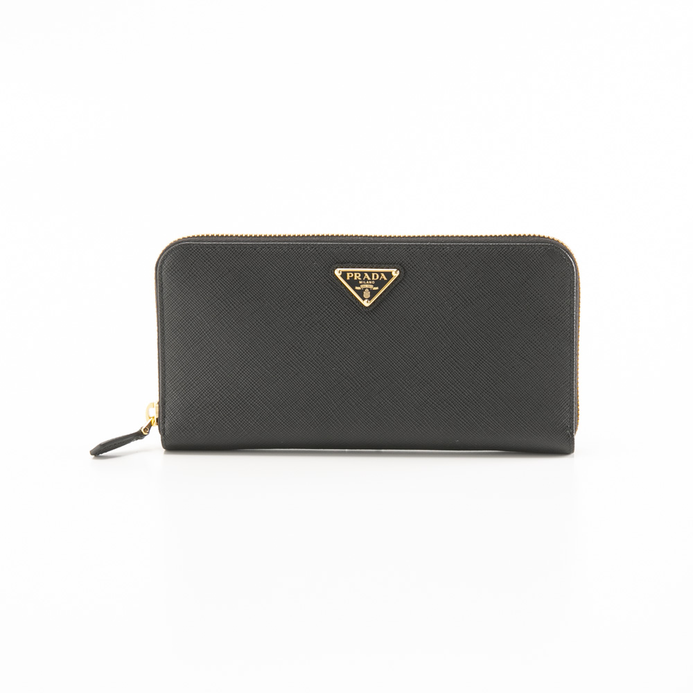 プラダ PRADA SAFFIANO TRIANGOLO ラウンド長財布 1ML506 QHH【FITHOUSE ONLINE SHOP】