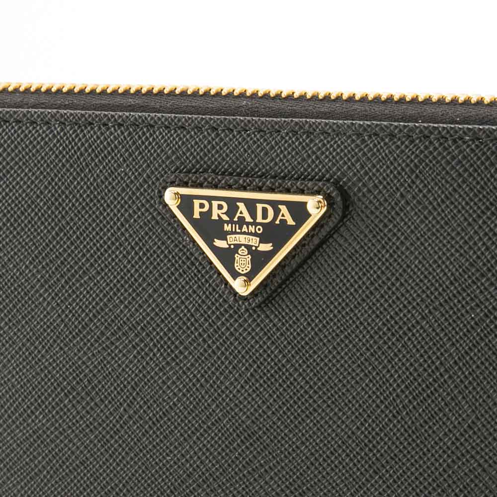 プラダ PRADA SAFFIANO TRIANGOLO ラウンド長財布 1ML506 QHH【FITHOUSE ONLINE SHOP】