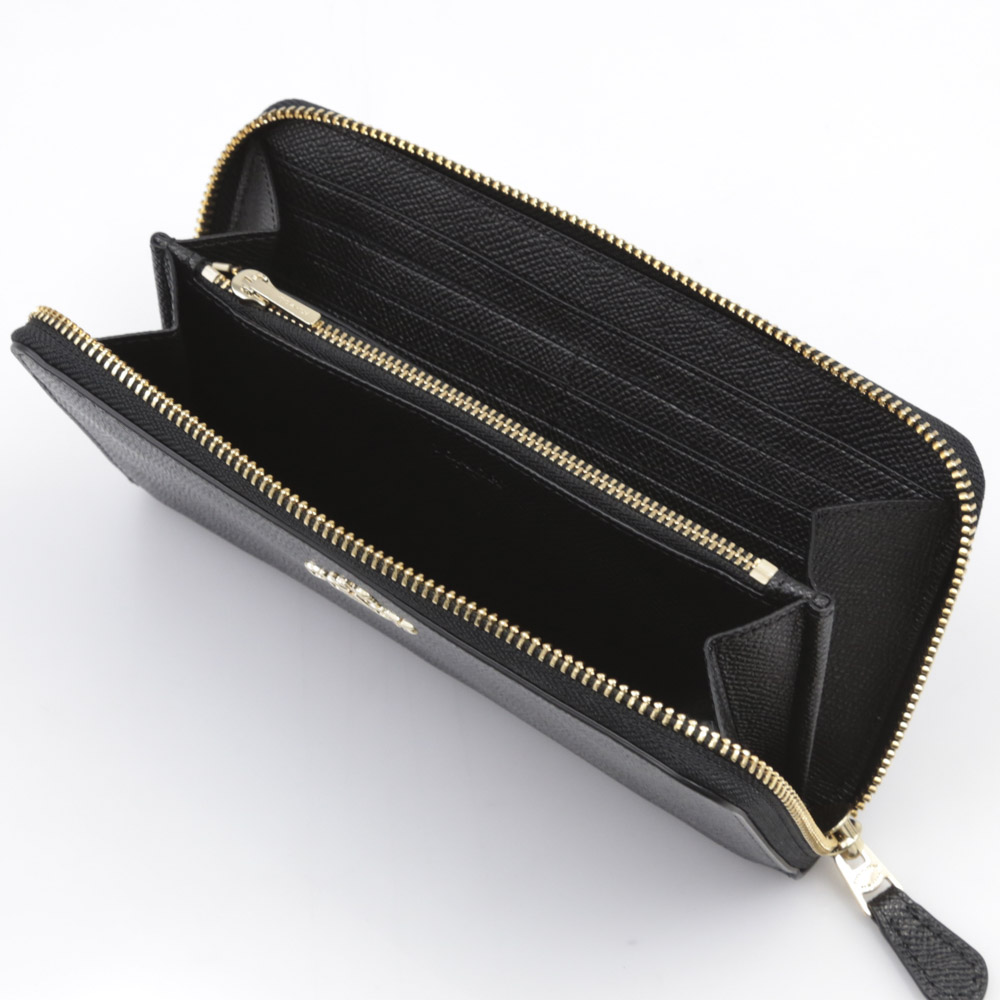 コーチ COACH ラウンド長財布 クロスグレインレザーラウンド長 57713【FITHOUSE ONLINE SHOP】