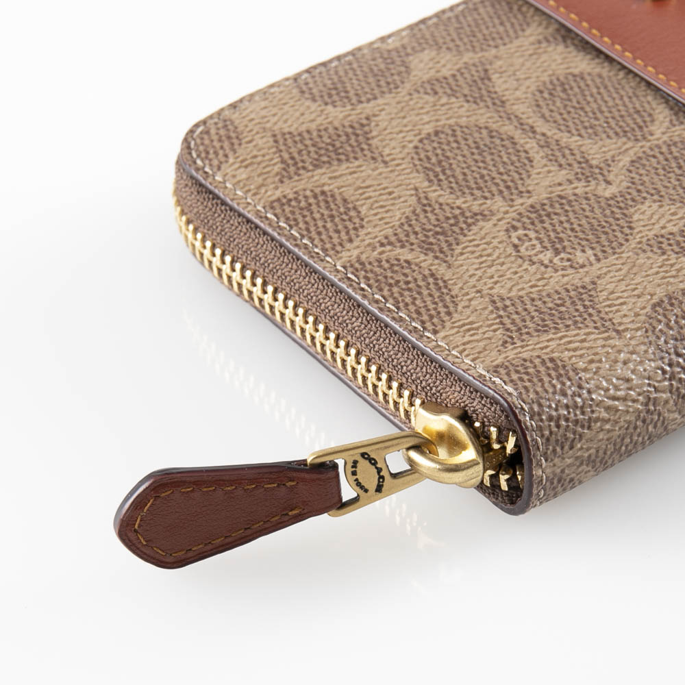 コーチ COACH ラウンド長財布 PVCシグネチャーラウンド長 73739【FITHOUSE ONLINE SHOP】