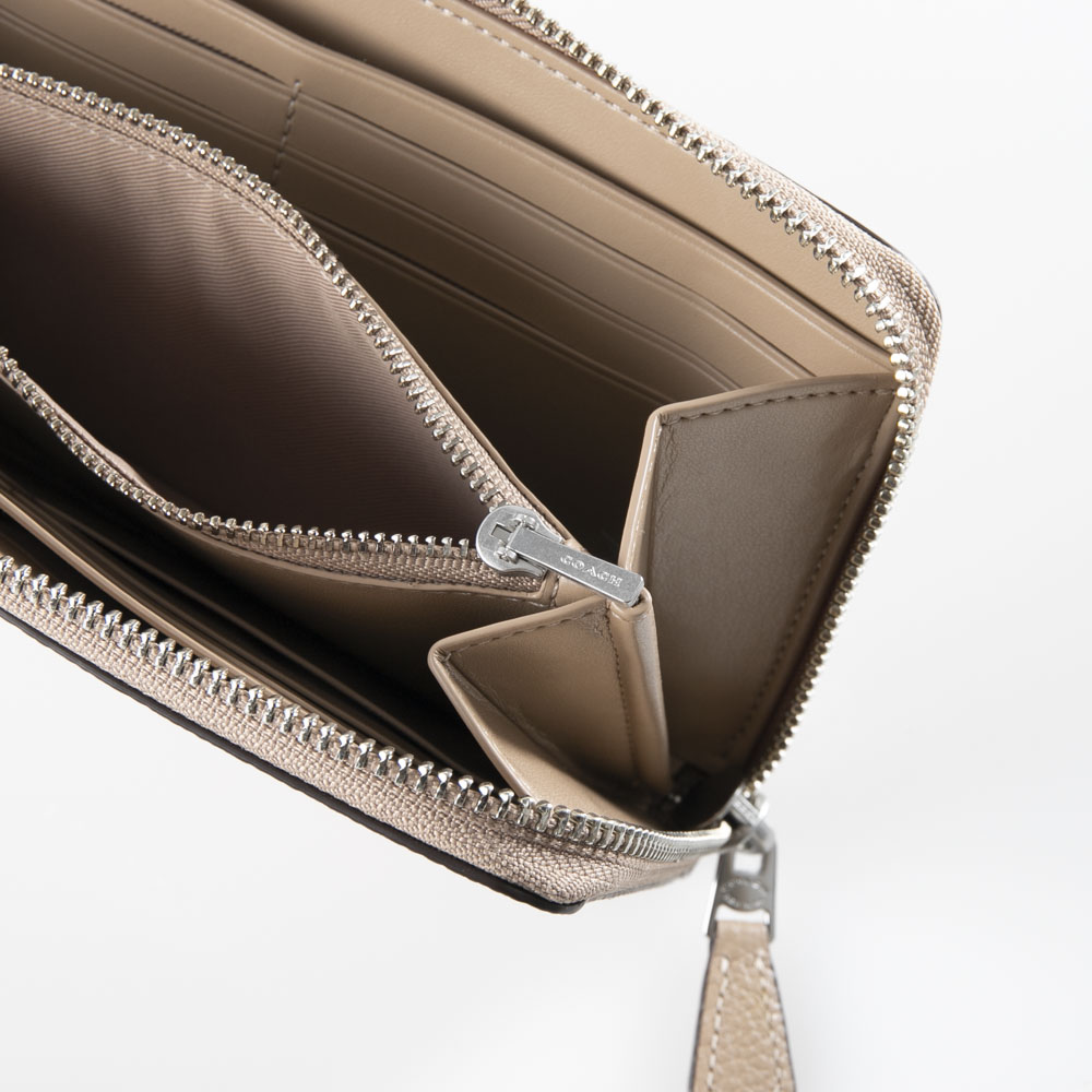 コーチ COACH ラウンド長財布 ペブルレザーラウンド長 58059【FITHOUSE ONLINE SHOP】