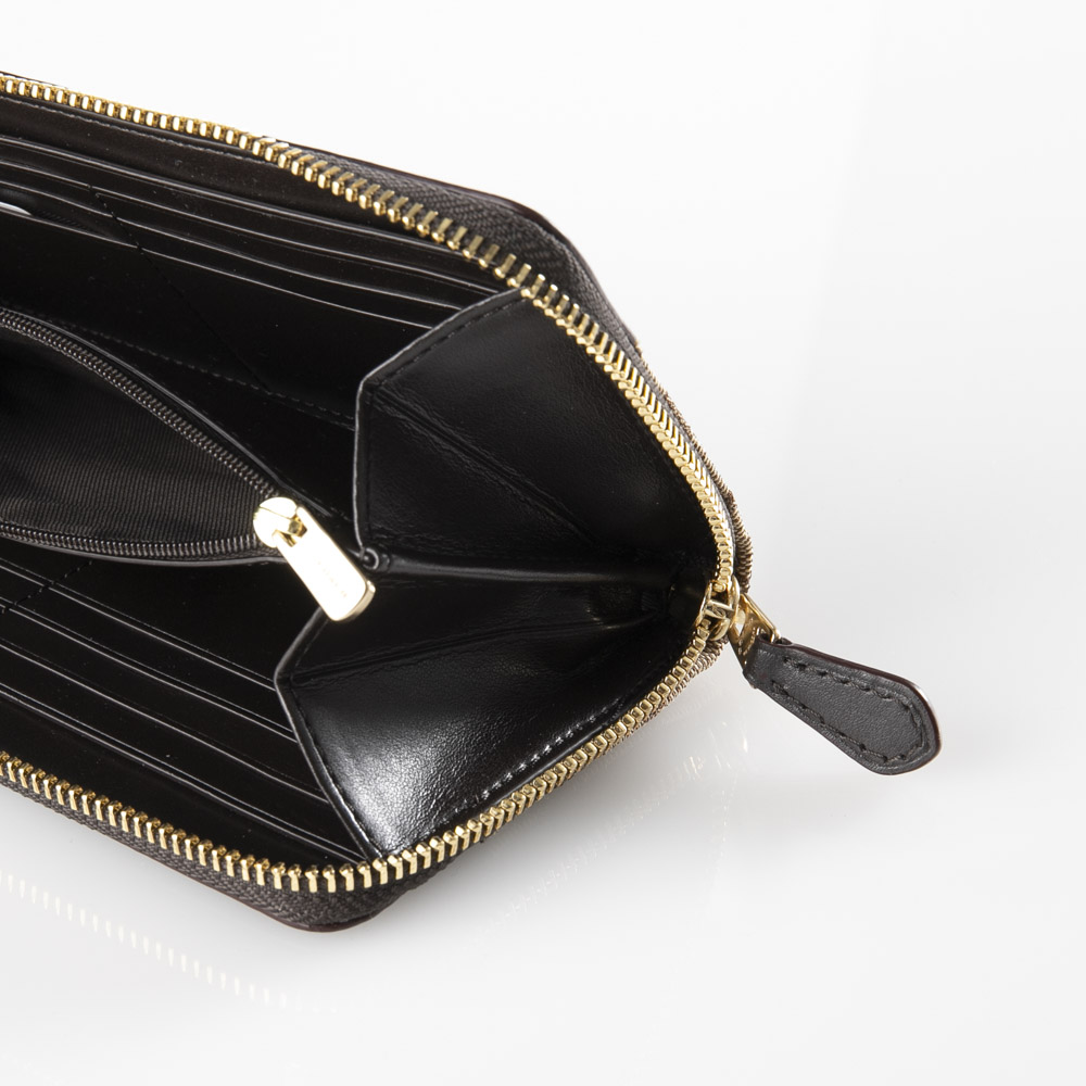 コーチ COACH ラウンド長財布 シグネチャージャガードストライプラウンド長 F76638【FITHOUSE ONLINE SHOP】