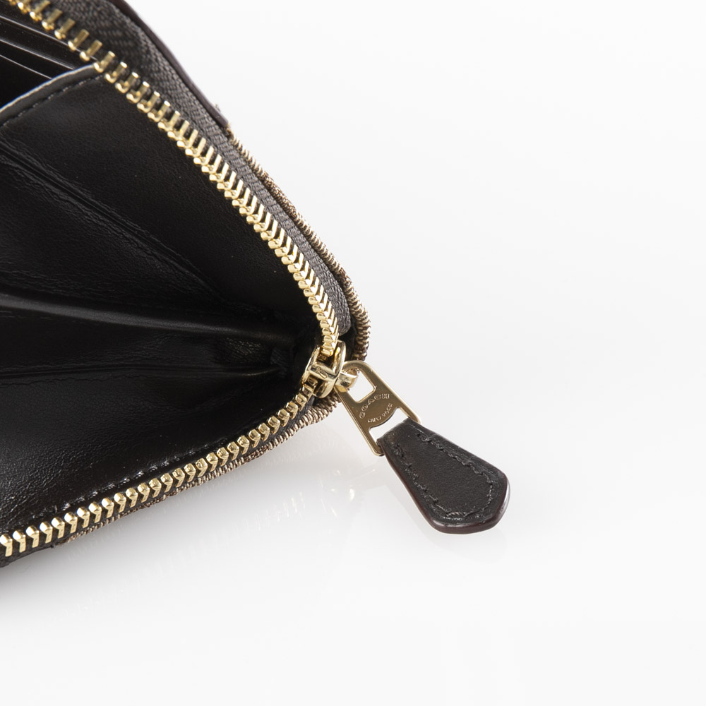 コーチ COACH ラウンド長財布 シグネチャージャガードストライプラウンド長 F76638【FITHOUSE ONLINE SHOP】