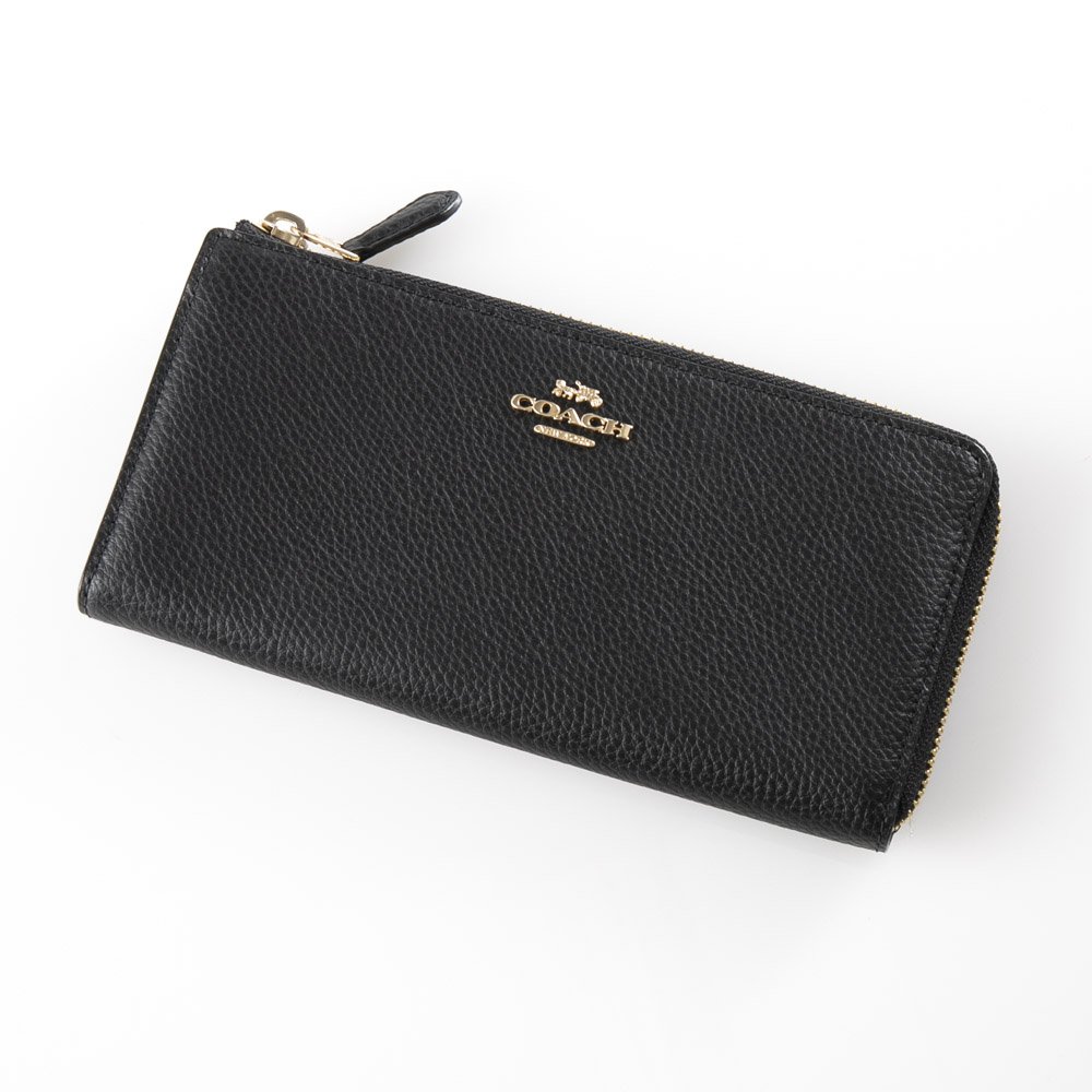 コーチ COACH 長財布 ペブルレザーL字長F F73445【FITHOUSE ONLINE SHOP】