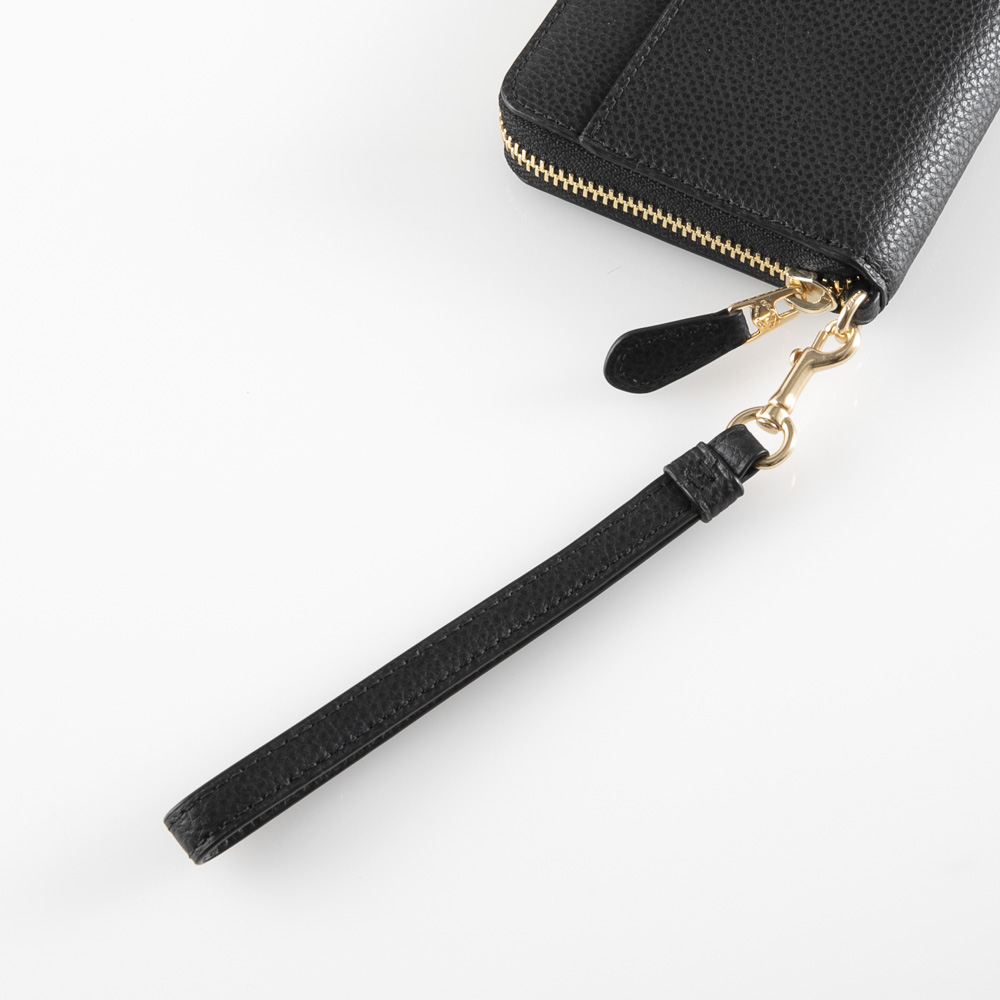 コーチ COACH ラウンド長財布 ペブルレザーアコーディオンラウンド長リストレット 76517【FITHOUSE ONLINE SHOP】