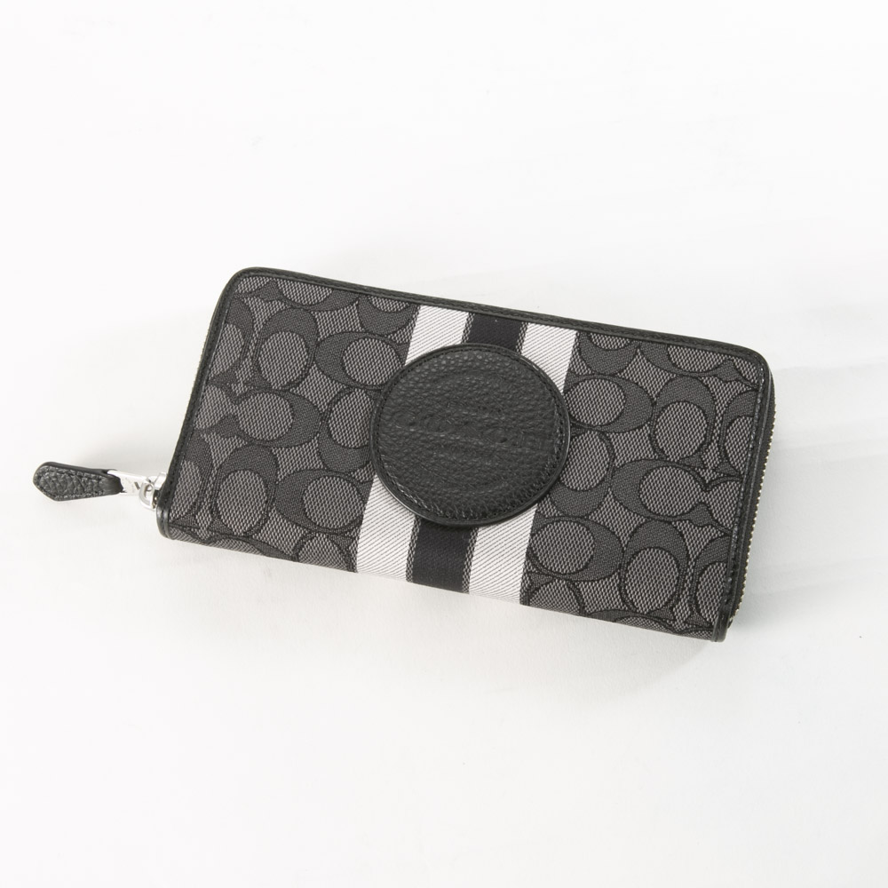 コーチ COACH ラウンド長財布 ジャガードシグネチャーラウンド長 3473【FITHOUSE ONLINE SHOP】