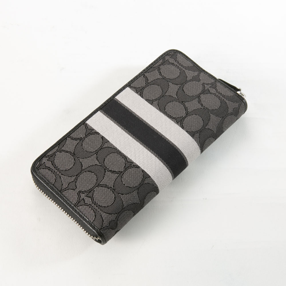 コーチ COACH ラウンド長財布 ジャガードシグネチャーラウンド長 3473【FITHOUSE ONLINE SHOP】