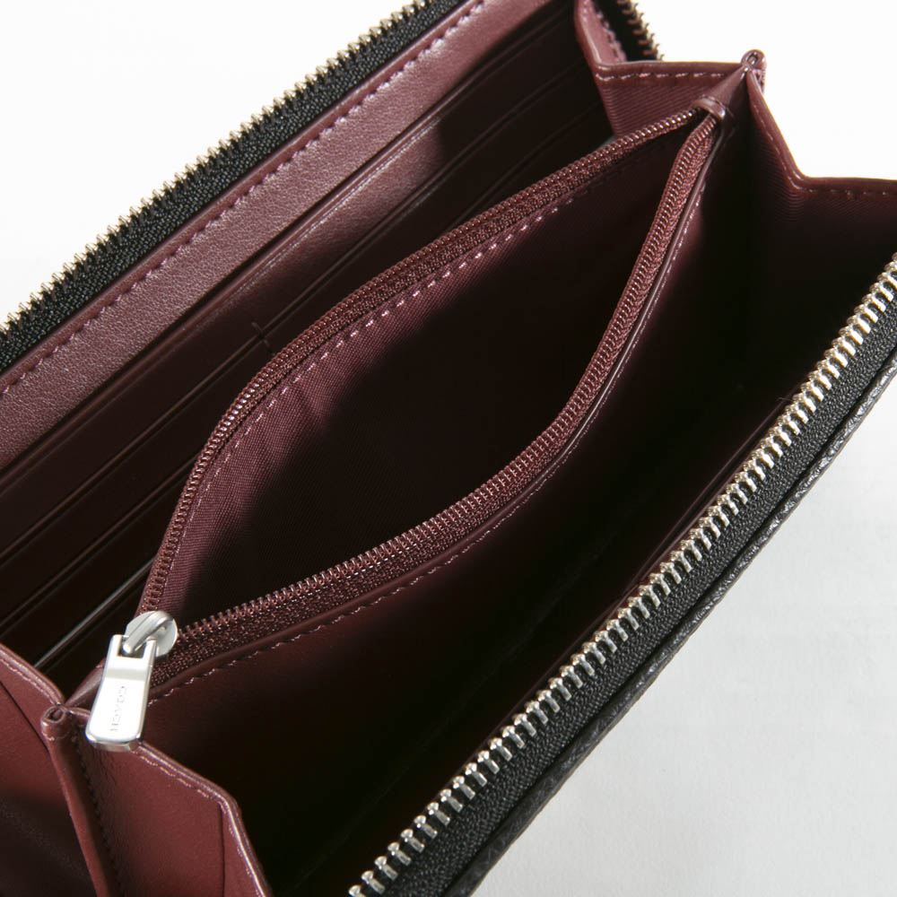 コーチ COACH ラウンド長財布 ジャガードシグネチャーラウンド長 3473【FITHOUSE ONLINE SHOP】