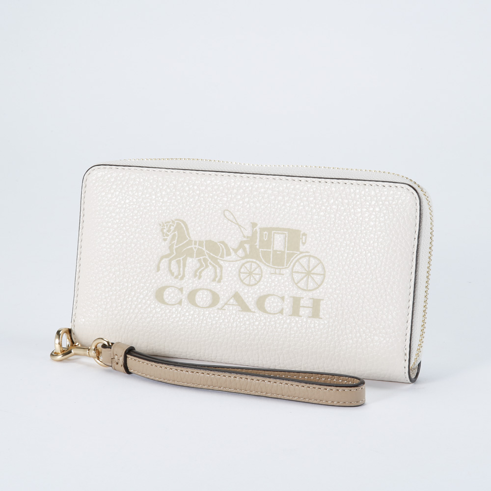 コーチ COACH ホースアンドキャリッジ アコーディオンラウンド長財布 リストレット付 C3548【FITHOUSE ONLINE SHOP】