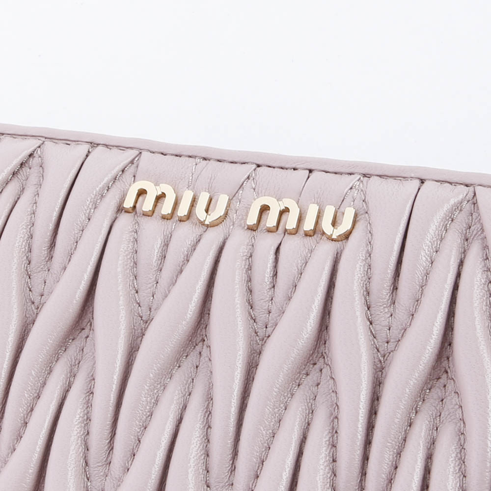 ミュウミュウ miumiu MATELASSE ラウンド長財布 5ML506-N88【FITHOUSE ONLINE SHOP】