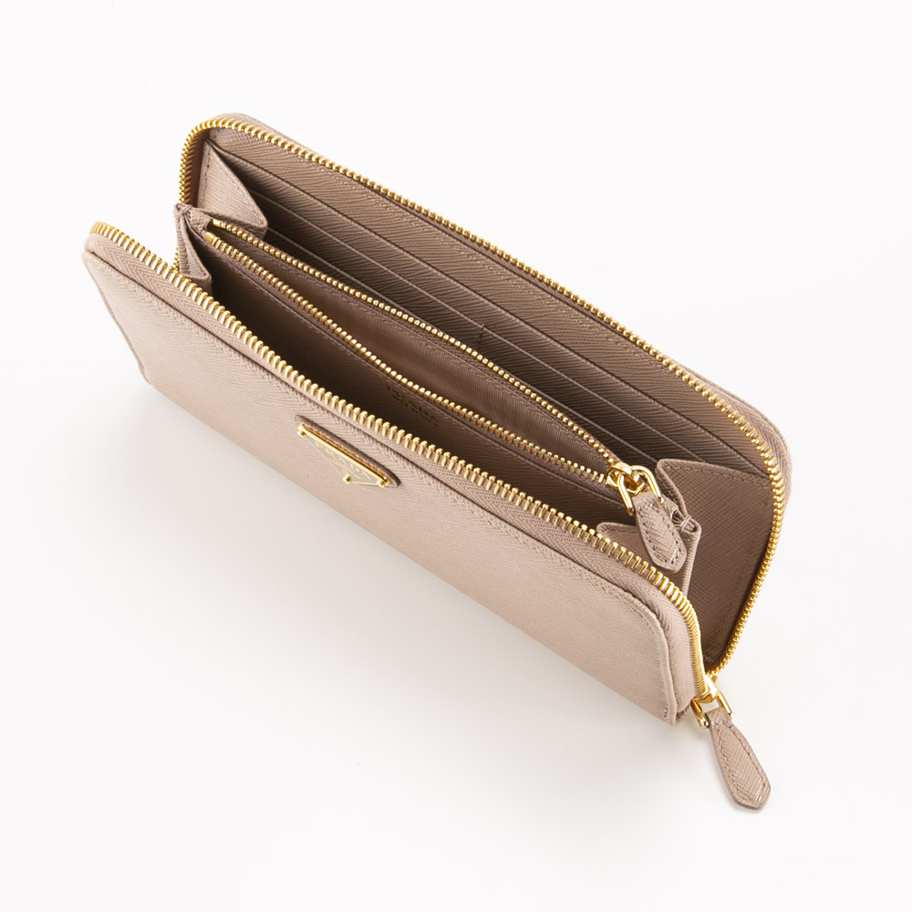 プラダ PRADA 長財布 SAFFIANO TRIANGOLO ラウンド長財布 1ML506 QHH【FITHOUSE ONLINE SHOP】