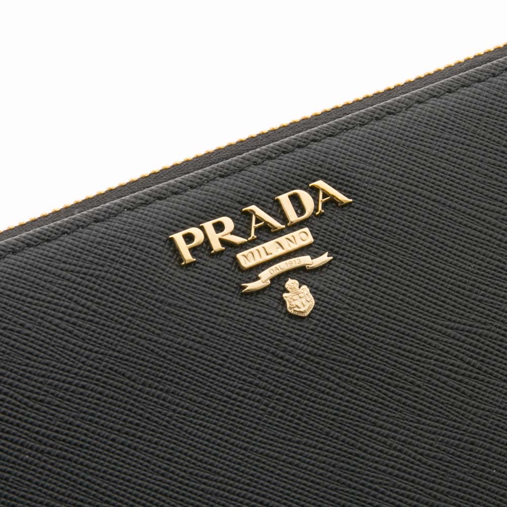 プラダ PRADA 長財布 SAFFIANO MULTICOLOR ラウンド/NERO+IBISCO 1ML506-ZLP【FITHOUSE ONLINE SHOP】