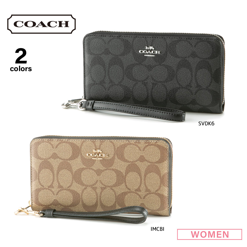 コーチ COACH シグネチャーアコーディオンラウンド長財布 リストレット C4452【FITHOUSE ONLINE SHOP】