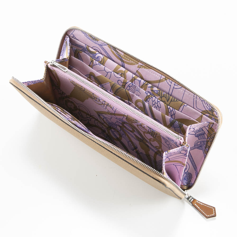 エルメス HERMES 長財布 SILKIN/チャイ/モーヴシルベストル【FITHOUSE ONLINE SHOP】