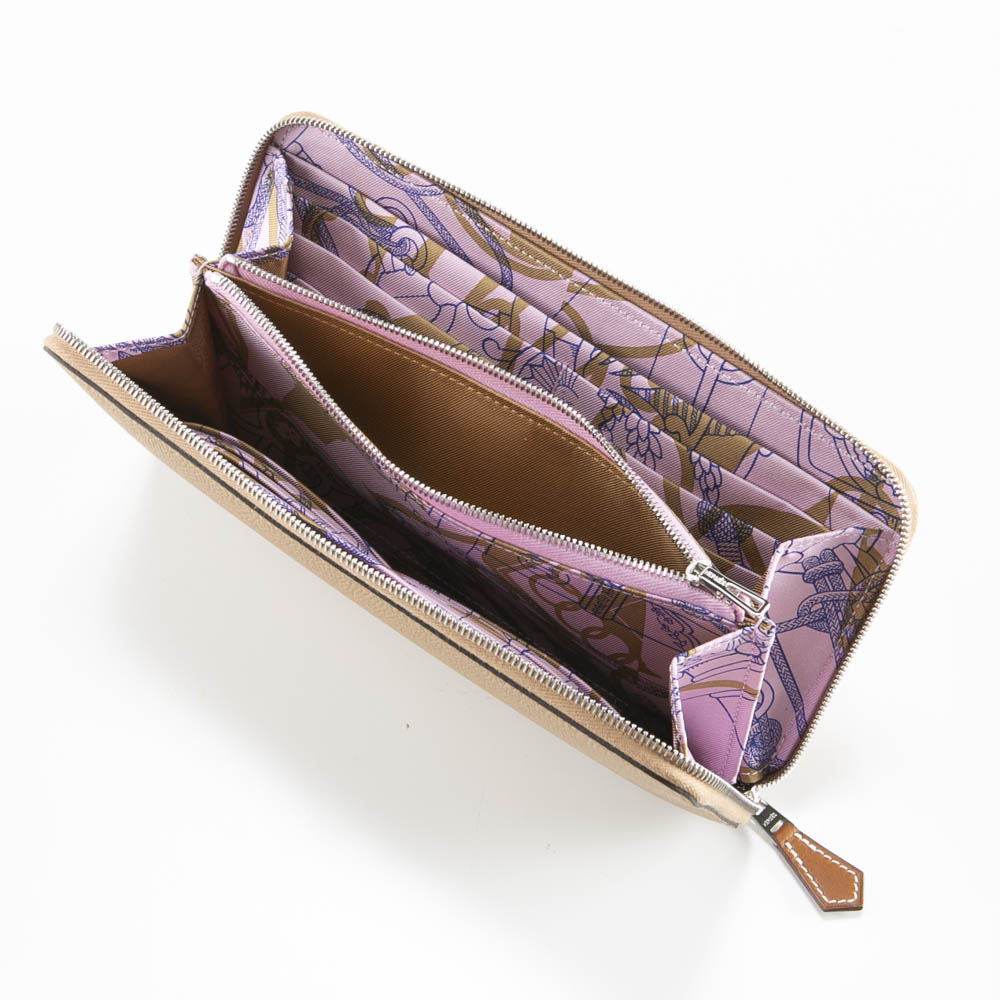 エルメス HERMES 長財布 SILKIN/チャイ/モーヴシルベストル【FITHOUSE ONLINE SHOP】