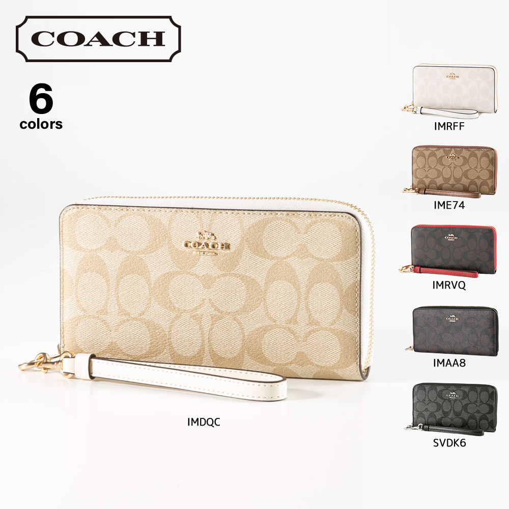 コーチ COACH 長財布 シグネチャー アコーディオン ラウンド リストレット C4452【FITHOUSE ONLINE SHOP】