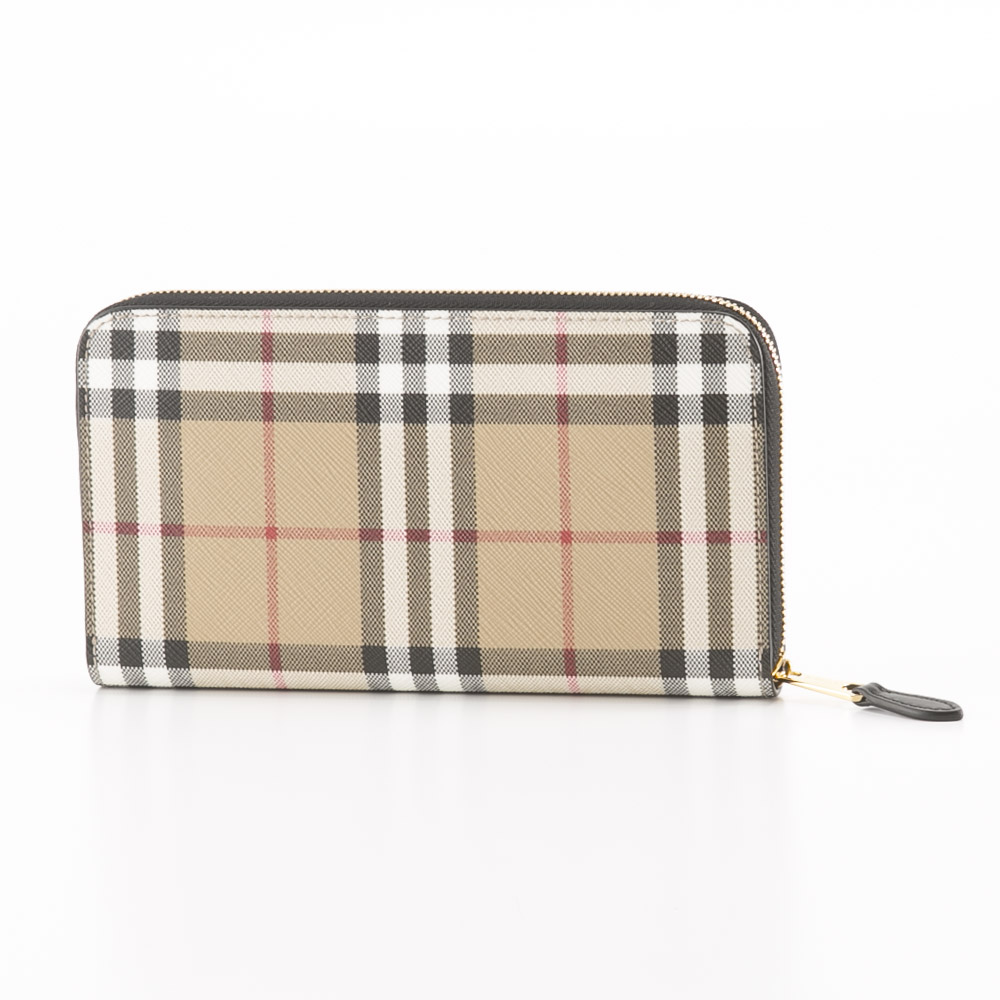 バーバリー BURBERRY 長財布 ヴィンテージチェック&レザー ラウンド 8058016【FITHOUSE ONLINE SHOP】