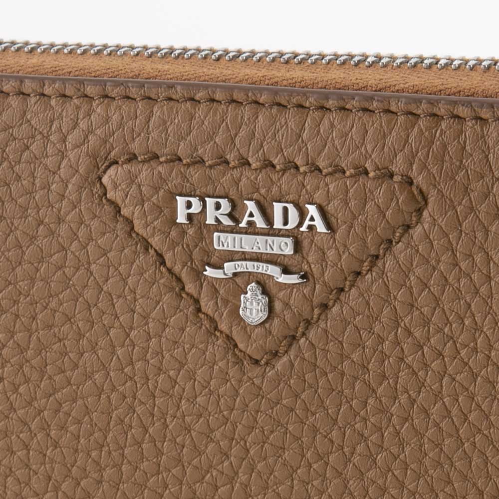 プラダ PRADA VITELLO DAINO ラウンド長財布 1ML506 2BBE