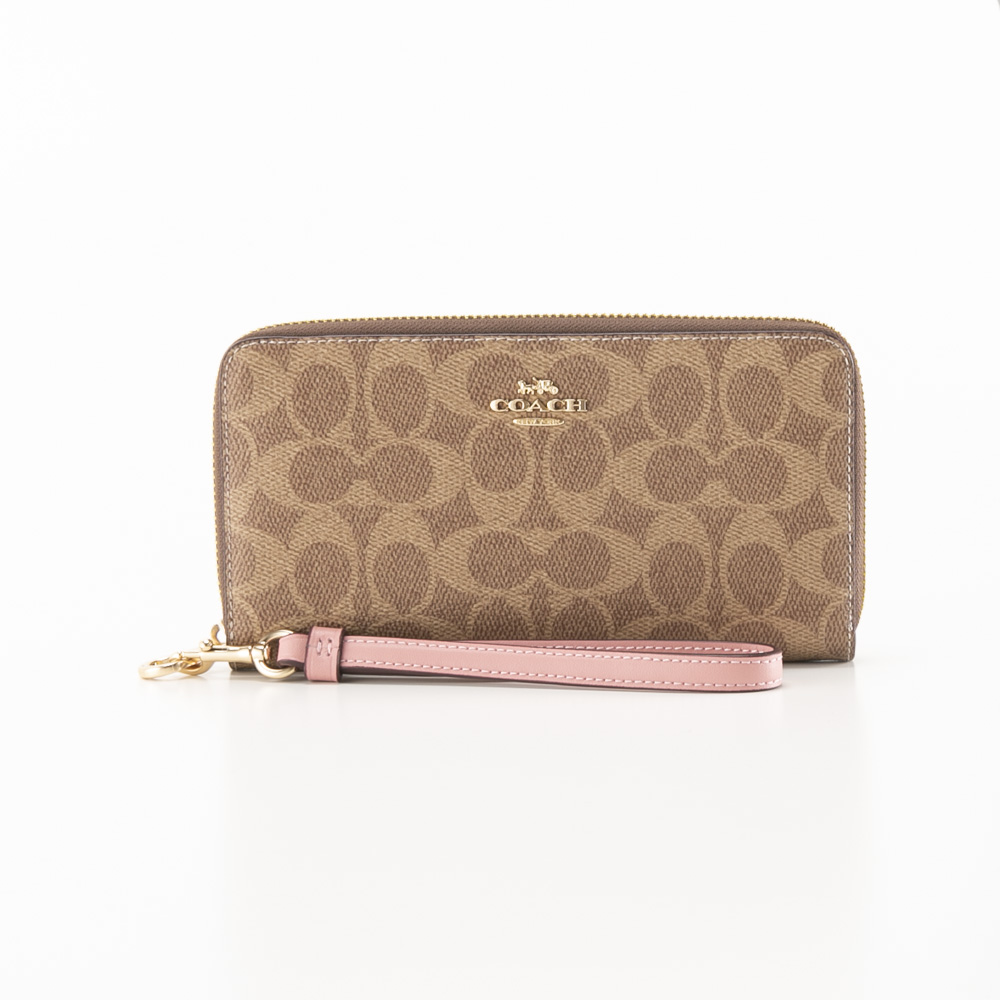 コーチ COACH シグネチャー アコーディオン ラウンド長財布 リストレット CW778【FITHOUSE ONLINE SHOP】