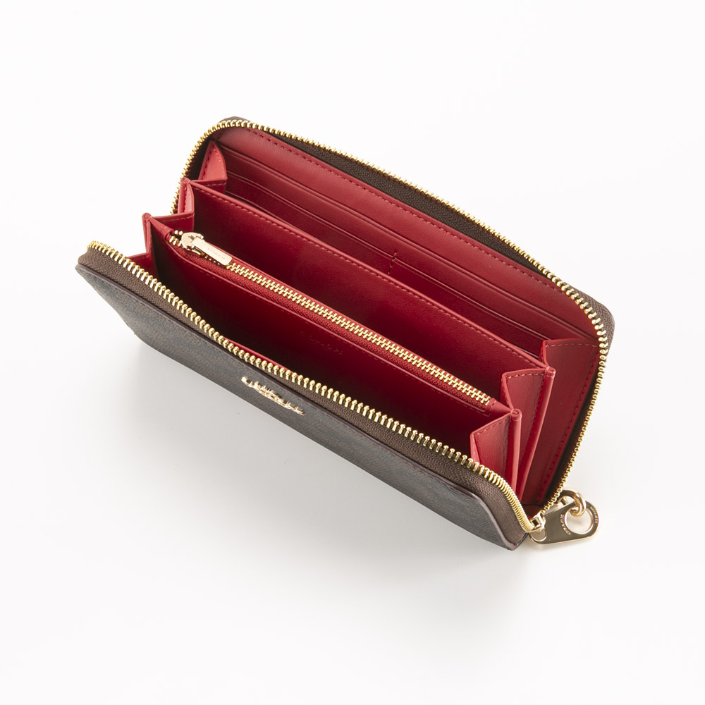 コーチ COACH シグネチャー アコーディオン ラウンド長財布 リストレット CW778【FITHOUSE ONLINE SHOP】