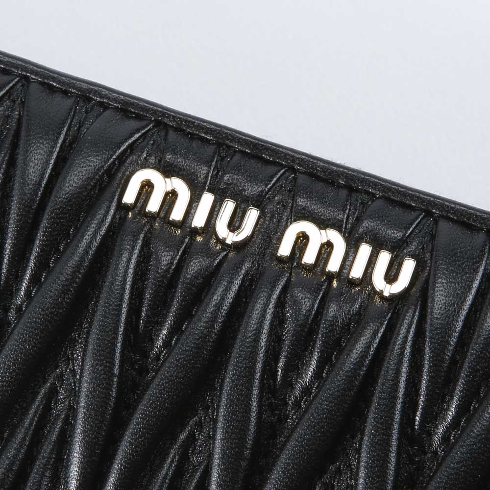 ミュウミュウ miumiu MATELASSE ラウンド長財布 5ML506-N88【FITHOUSE ONLINE SHOP】