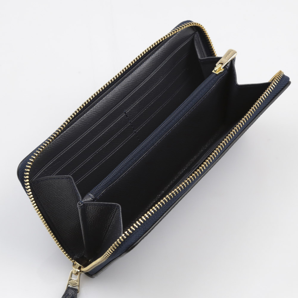 コーチ COACH 長財布 クロスグレインラウンド シキリ無 F54007【FITHOUSE ONLINE SHOP】