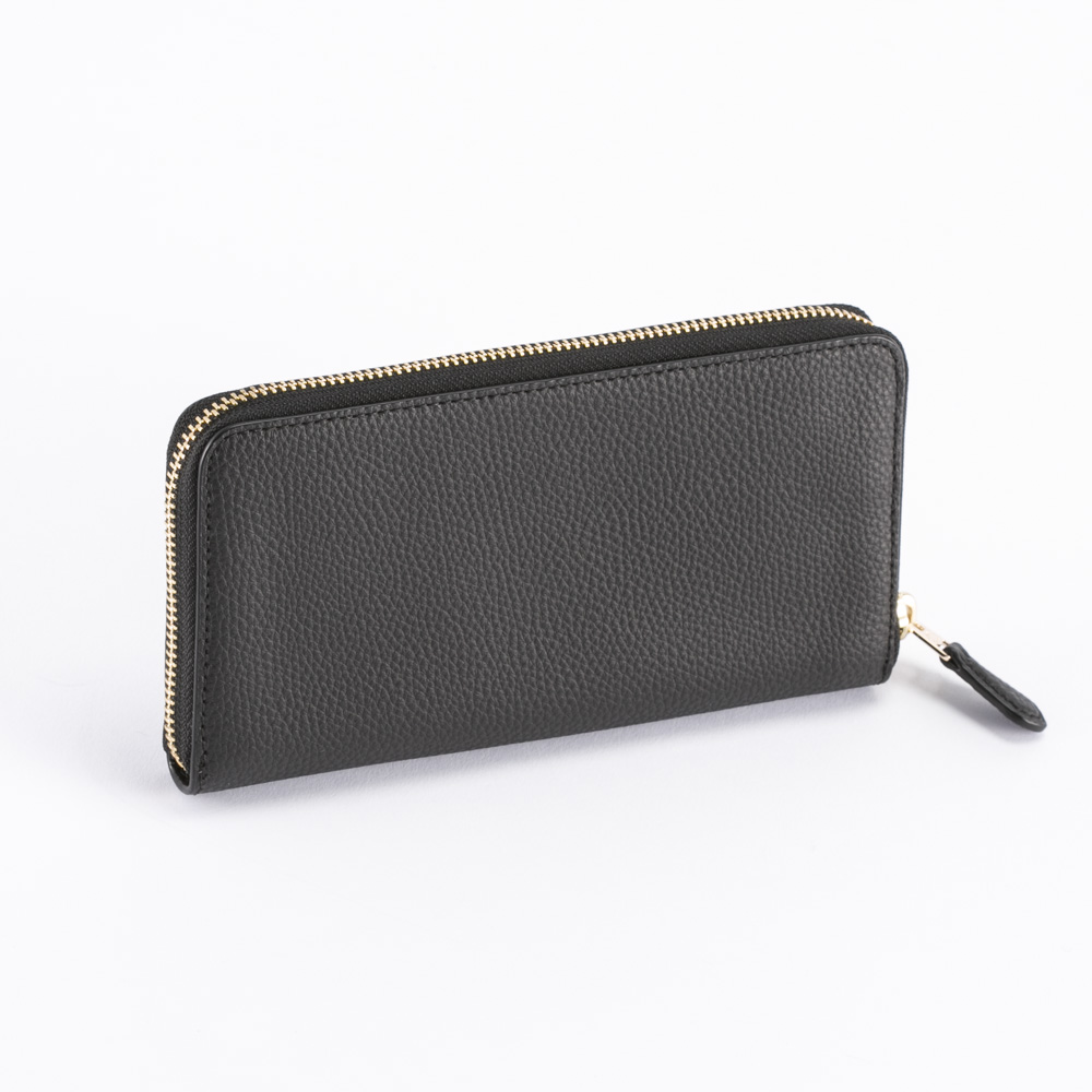 COACH OUTLET コーチアウトレット ポリッシュドレザーラウンド長 F16612/IMBLK ブラック【FITHOUSE ONLINE SHOP】