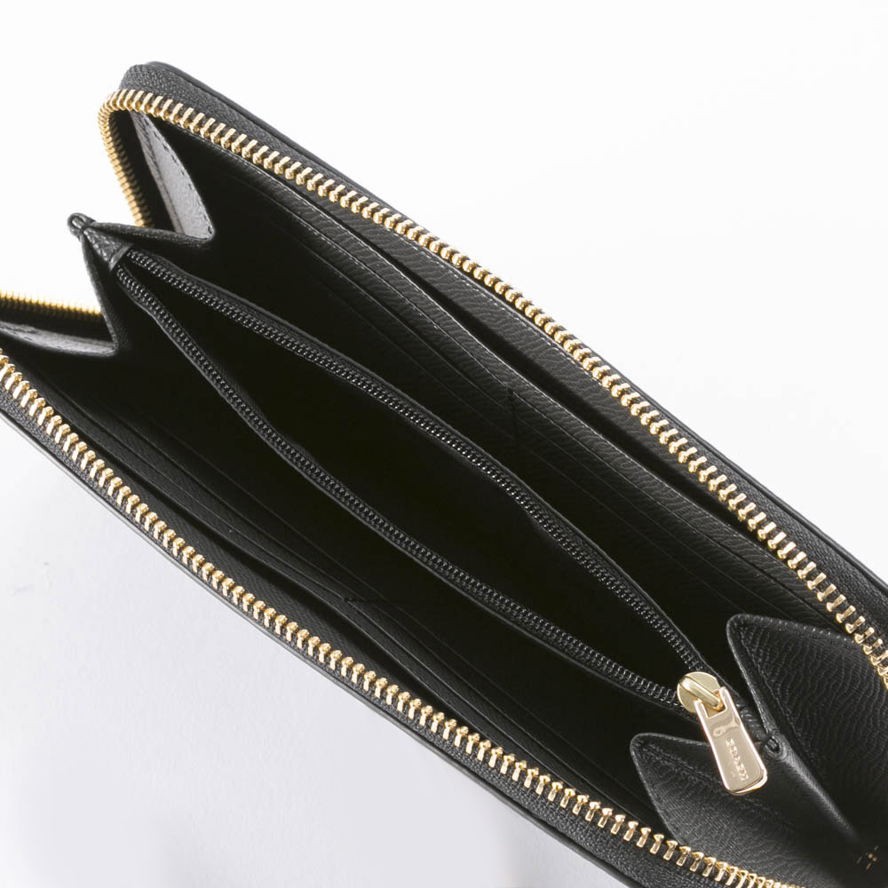 COACH OUTLET コーチアウトレット ポリッシュドレザーラウンド長 F16612/IMBLK ブラック【FITHOUSE ONLINE SHOP】