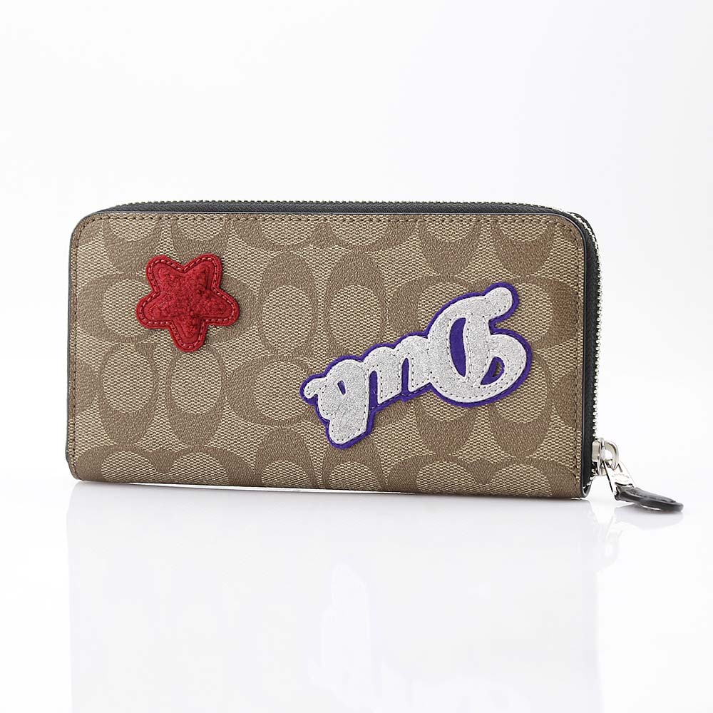 コーチ COACH 長財布 ヴァーシティパッチワークラウンド F20967【FITHOUSE ONLINE SHOP】