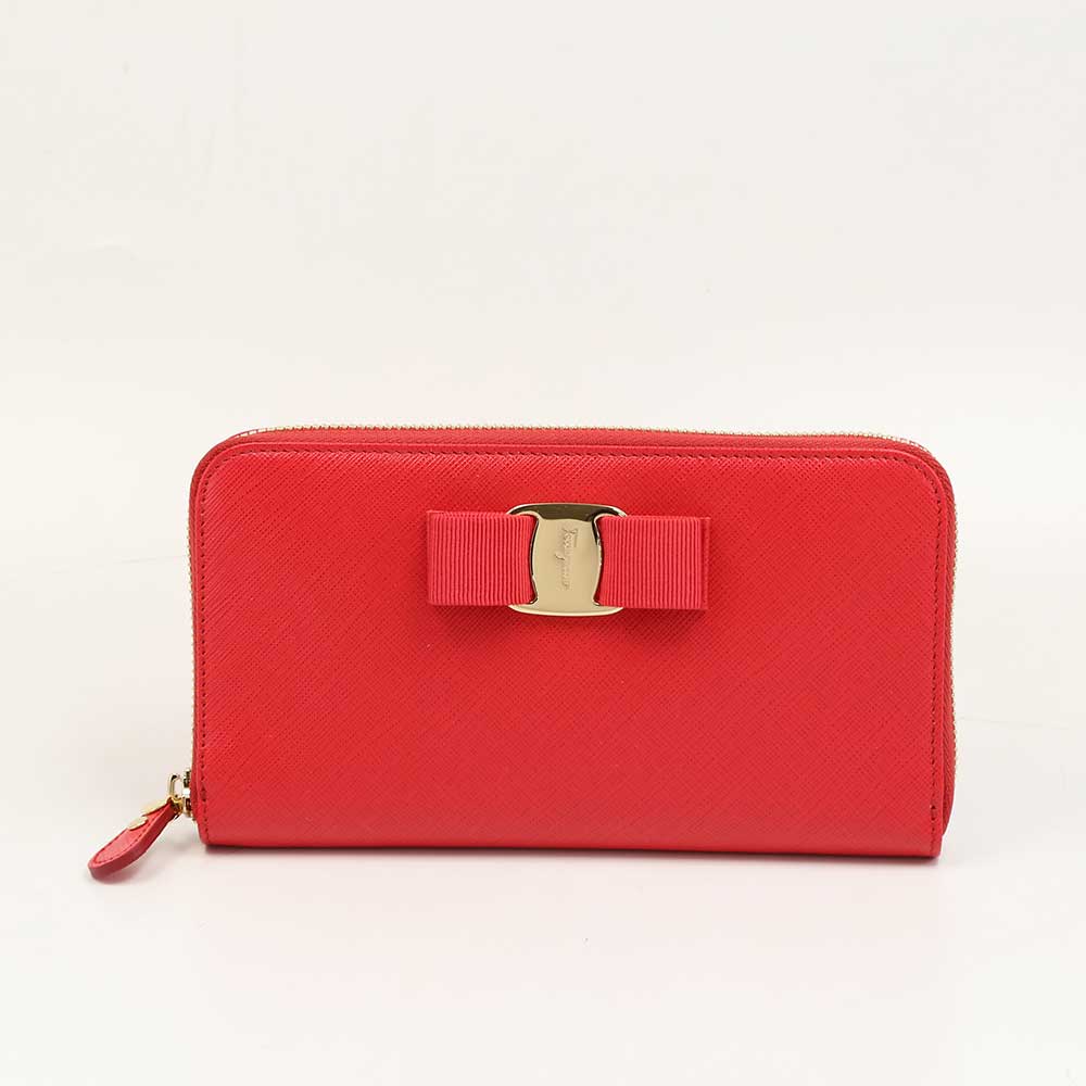 Ｆｅｒｒａｇａｍｏ FER･17S VARAﾘﾎﾞﾝﾗｳﾝﾄﾞ長 C701-0661137/PAMP/71 レッド／レッド【FITHOUSE ONLINE SHOP】