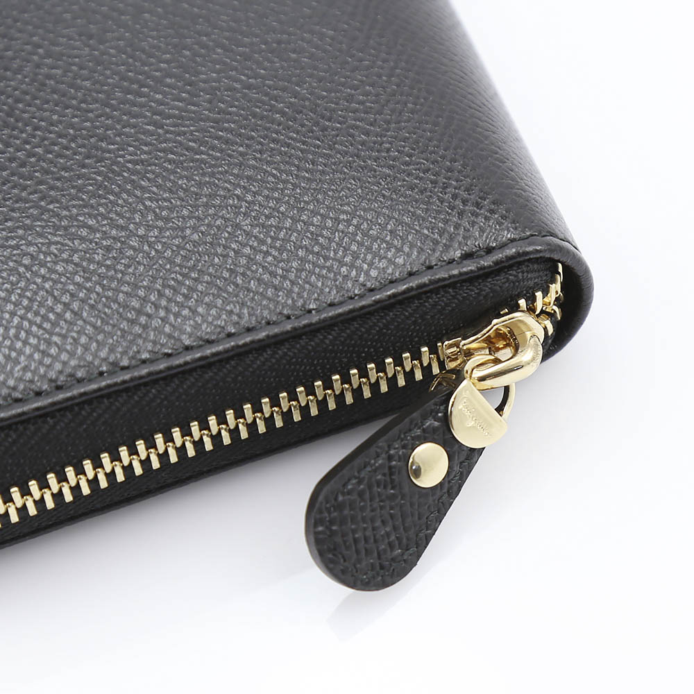 salvatoreferragamo フェラガモ  Wガンチーロゴ小ラウンド長 C882-0674602/NERO ブラック【FITHOUSE ONLINE SHOP】