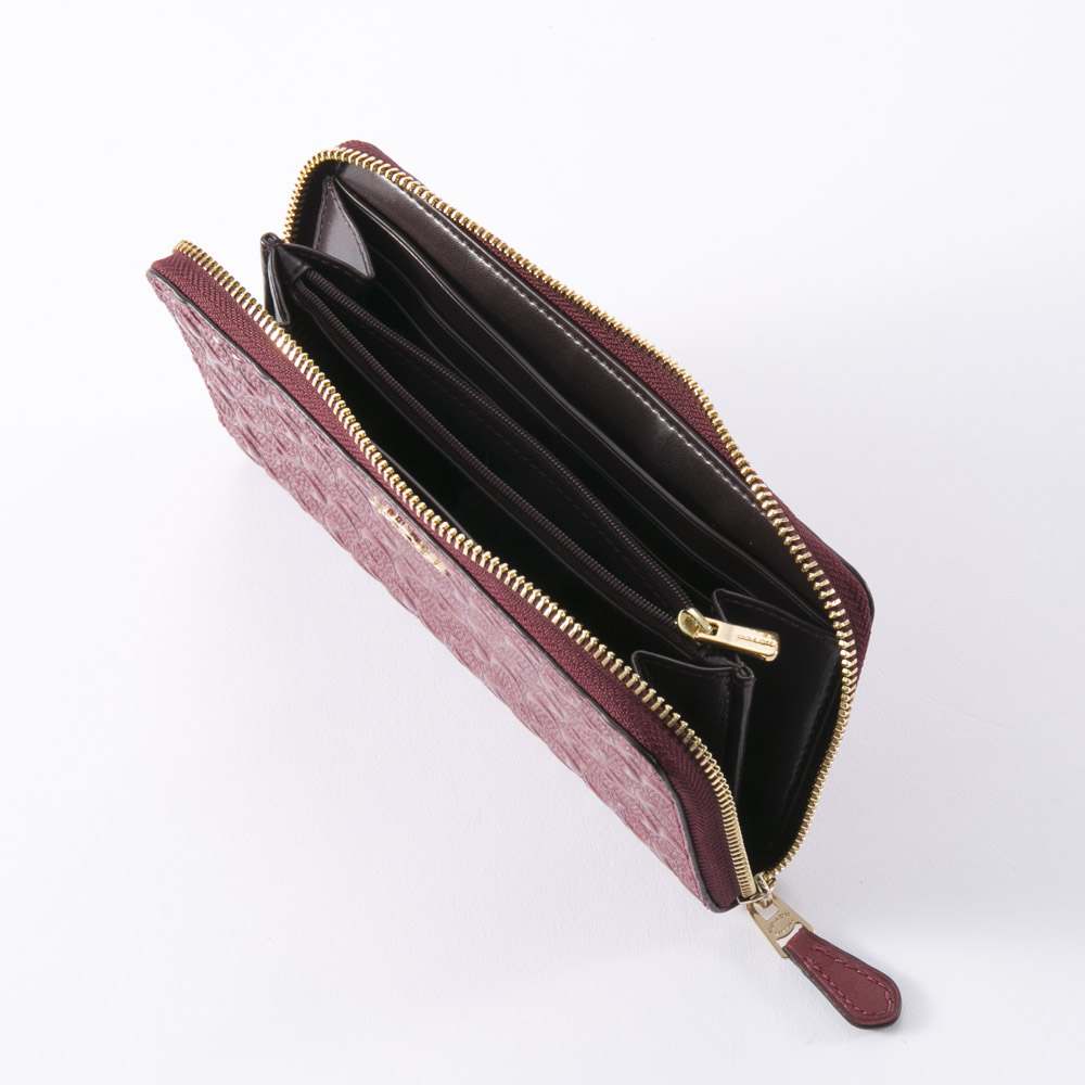 コーチ COACH 長財布 ｼｸﾞﾈｴﾝﾎﾞｽﾄﾞﾚｻﾞｰﾗｳﾝﾄﾞ長 F54805【FITHOUSE ONLINE SHOP】