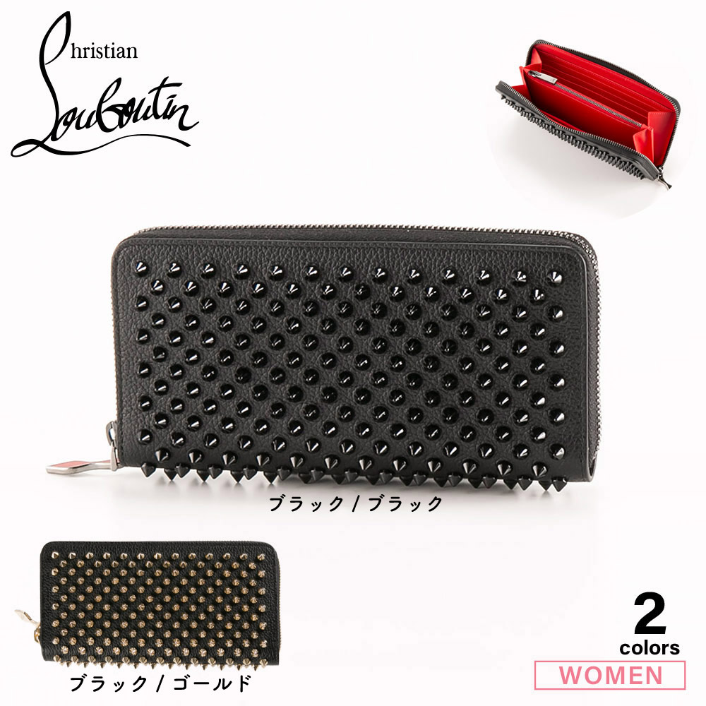 クリスチャンルブタン Christian Louboutin ラウンド長財布 PANETTONE SPIKEラウンド 1185059【FITHOUSE ONLINE SHOP】