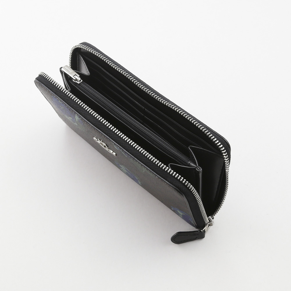 コーチアウトレット COACH OUTLET 長財布 シグネジャンボフローラルラウンド長財布 F39189 IMLLW ブラウン/レッド【FITHOUSE ONLINE SHOP】