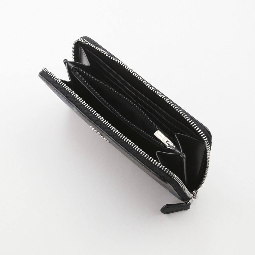 コーチアウトレット COACH OUTLET 長財布 シグネジャンボフローラルラウンド長財布 F39189 IMLLW ブラウン/レッド【FITHOUSE ONLINE SHOP】