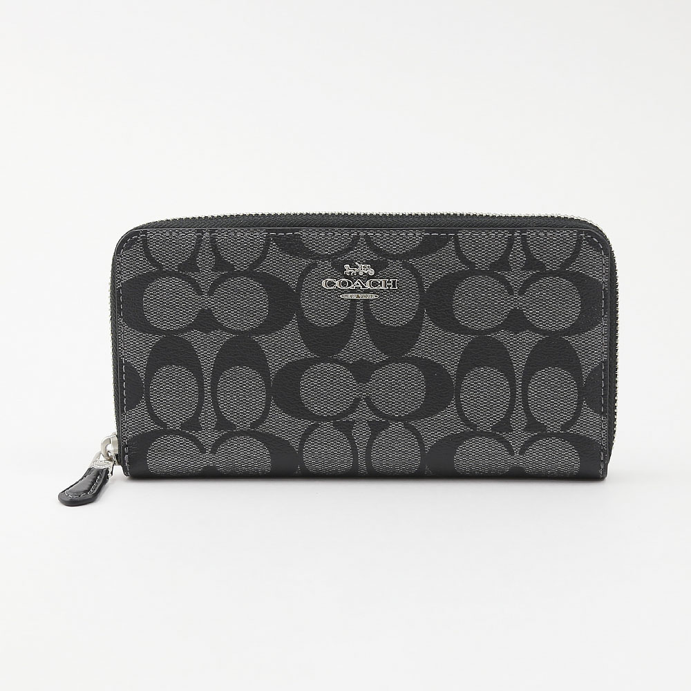 コーチ COACH PVCﾒﾀﾘｯｸｼｸﾞﾈﾗｳﾝﾄﾞ長財布 F39670【FITHOUSE ONLINE SHOP】