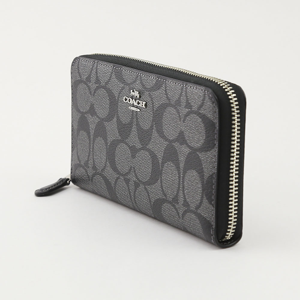 コーチ COACH PVCﾒﾀﾘｯｸｼｸﾞﾈﾗｳﾝﾄﾞ長財布 F39670【FITHOUSE ONLINE SHOP】