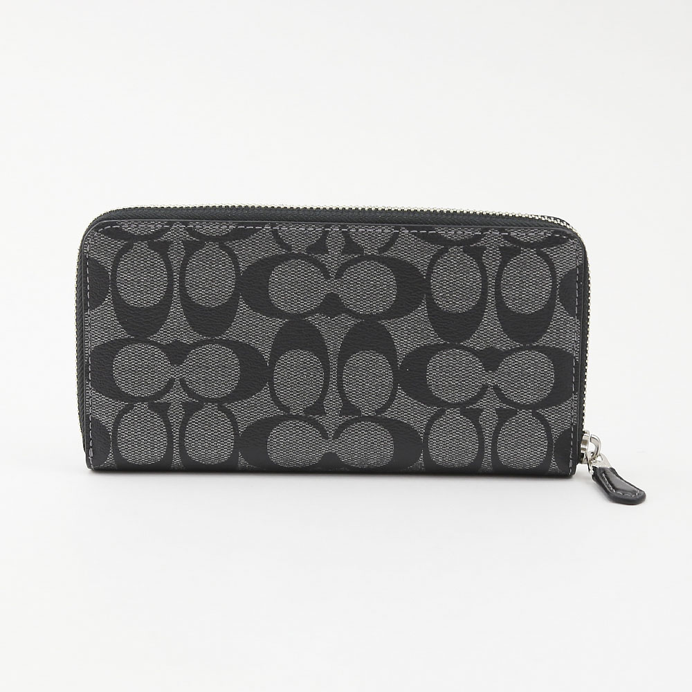 コーチ COACH PVCﾒﾀﾘｯｸｼｸﾞﾈﾗｳﾝﾄﾞ長財布 F39670【FITHOUSE ONLINE SHOP】