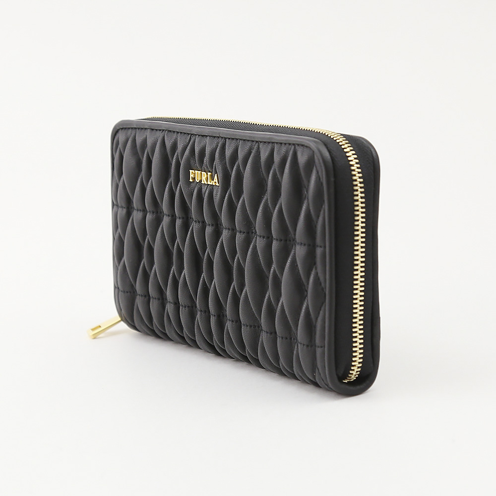 フルラ FURLA 長財布 COMETAキルティングラウンド長財布 PAV3-993818/ONYX/ブラック【FITHOUSE ONLINE SHOP】