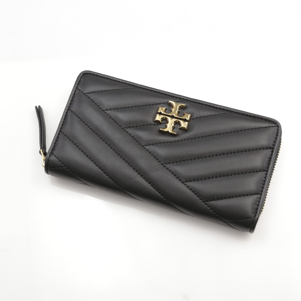トリーバーチ TORY BURCH ラウンド長財布 KIRA CHEVRON QUILTレザ－ラウンド長 56605【FITHOUSE ONLINE SHOP】