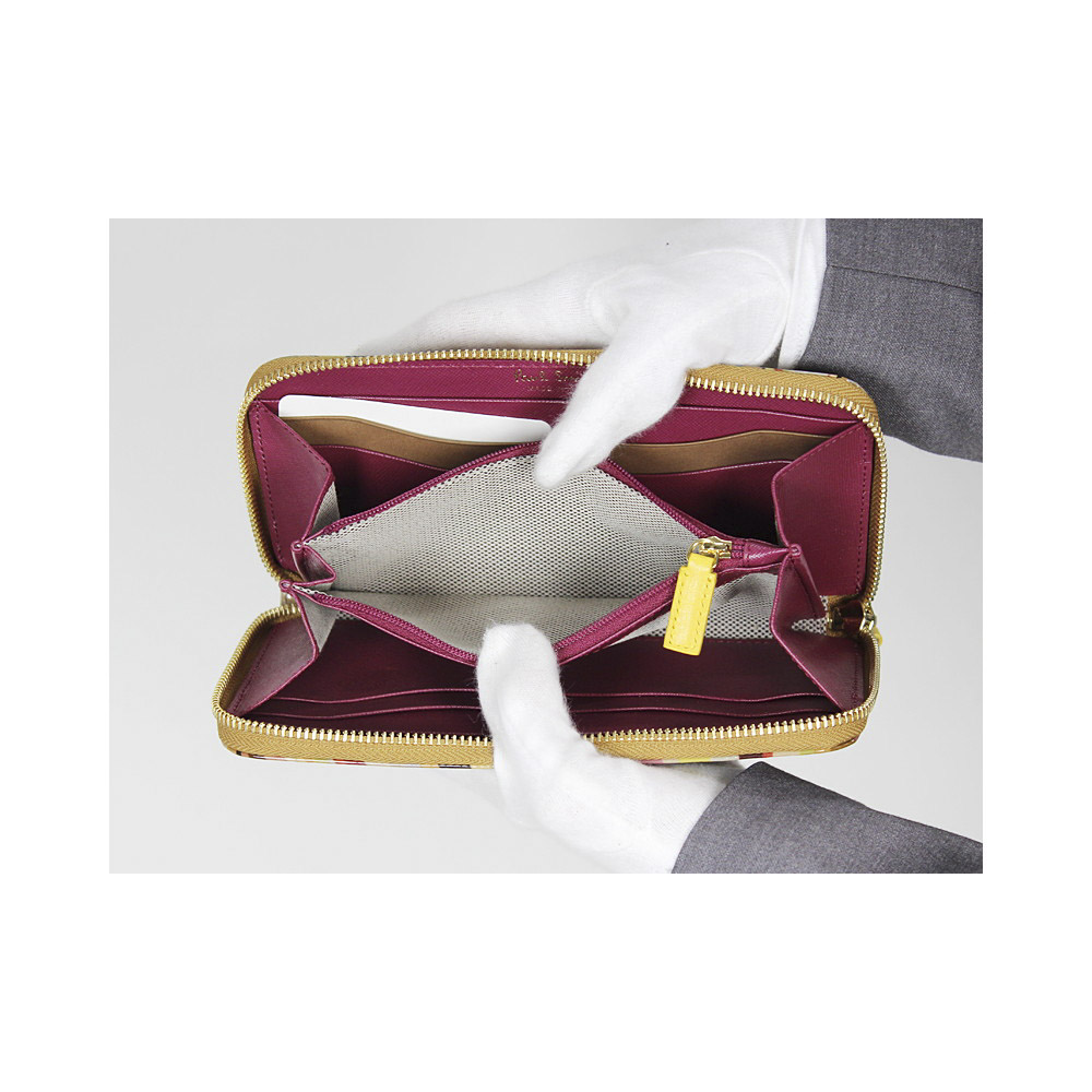 ポールスミス【Paul Smith】財布 長財布 WLXA2463 W559 1T ユニセックス ブラウン／コンビ【FITHOUSE ONLINE SHOP】
