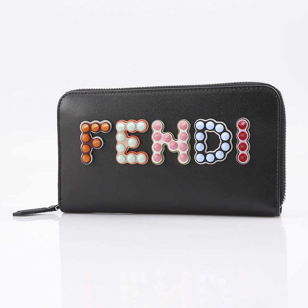 フェンディ FENDI マルチスタッズラウンド長財布 8M0299-A13J【FITHOUSE ONLINE SHOP】