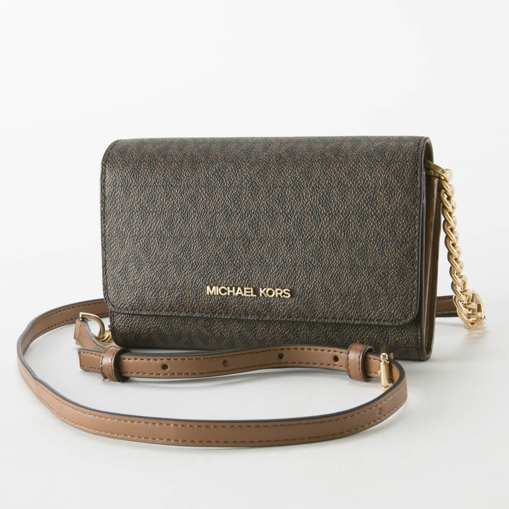 マイケルコース MICHAEL KORS PVCシグネチャーポシェット財布 35F0GTVC8B/O【FITHOUSE ONLINE SHOP】